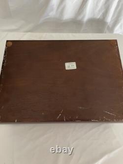 Wm Rogers & Son Gardenia IS Silver Plate Set 85 Pieces with Chest 1941