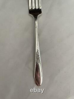 Wm Rogers & Son Gardenia IS Silver Plate Set 85 Pieces with Chest 1941