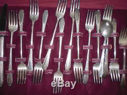 Wm Rogers & Son Set Reinforced Silver-plate International Silver Forks & Spoons