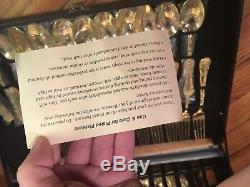 Wm. Rogers and Son'Enchanted Rose' Gold Plated Flatware Set 51 pieces