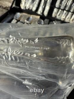 Wm Rogers and Son Enchanted Rose Silverware 50 Pc Set
