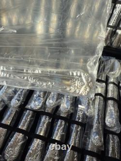 Wm Rogers and Son Enchanted Rose Silverware 50 Pc Set