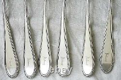 Wmf Antique Silverplate Alpaca 90 Flatware Set 29 Pieces Knives, Forks, Spoons