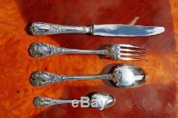 Wonderful Christofle Marly Silver Plated Flatware 16 Pcs in 4 Settings