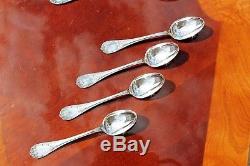 Wonderful Christofle Marly Silver Plated Flatware 16 Pcs in 4 Settings